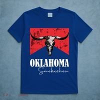 Boho Bull Skull Cow Oklahoma Smokeshow Western Country T-Shirt thumb 5