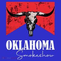 Boho Bull Skull Cow Oklahoma Smokeshow Western Country Mousepad thumb 1