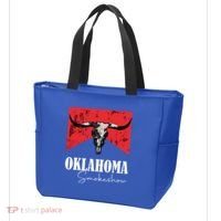 Boho Bull Skull Cow Oklahoma Smokeshow Western Country Tote Bag thumb 3
