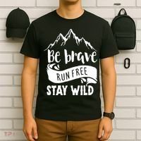 Be Brave Stay Wild Family Love T-Shirt thumb 6