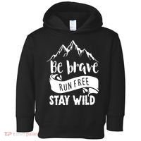 Be Brave Stay Wild Family Love Toddler Hoodie thumb 0