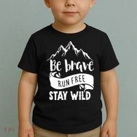 Be Brave Stay Wild Family Love Toddler T-Shirt thumb 2