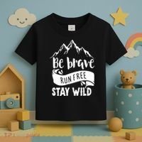 Be Brave Stay Wild Family Love Toddler T-Shirt thumb 3