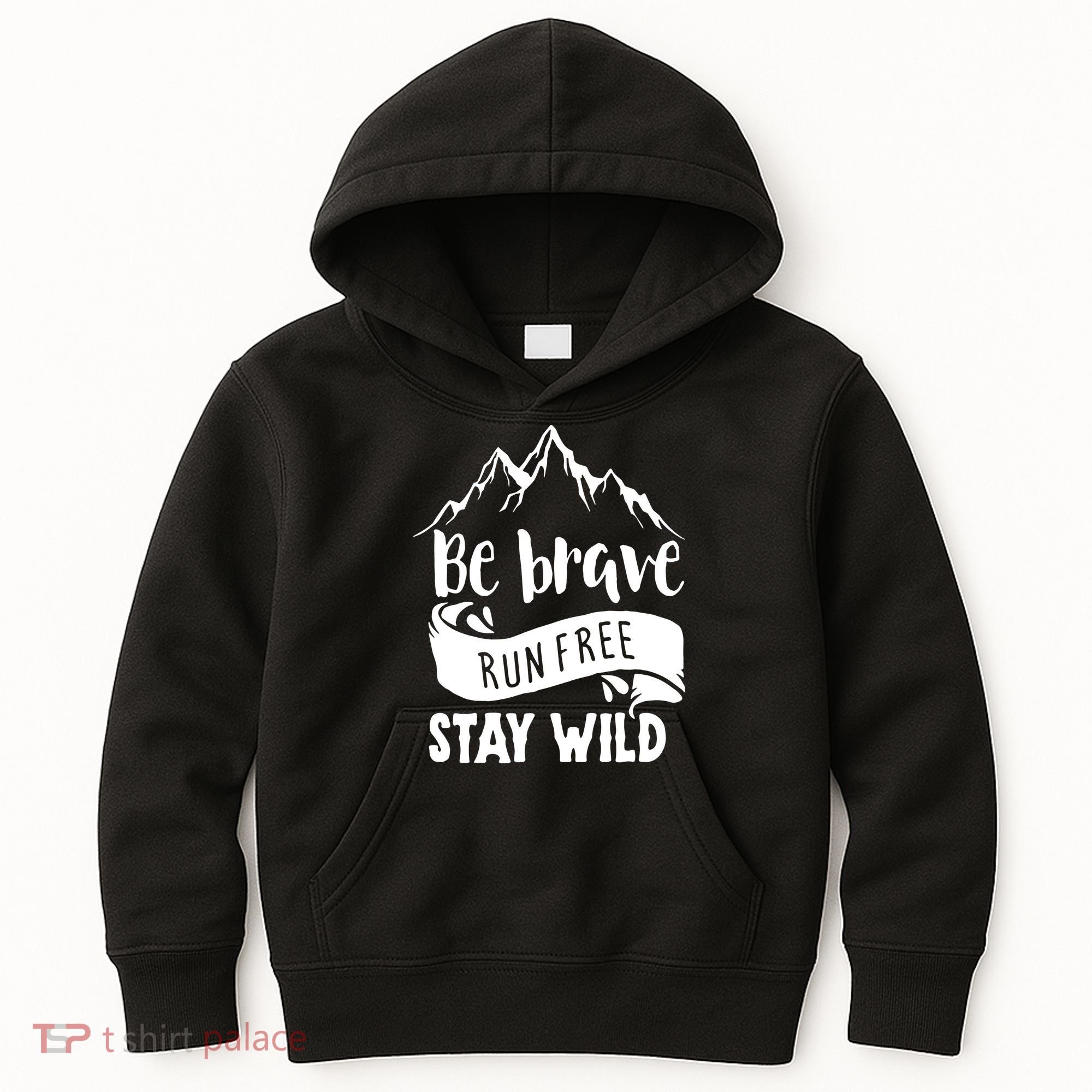 Be Brave Stay Wild Family Love Kids Hoodie
