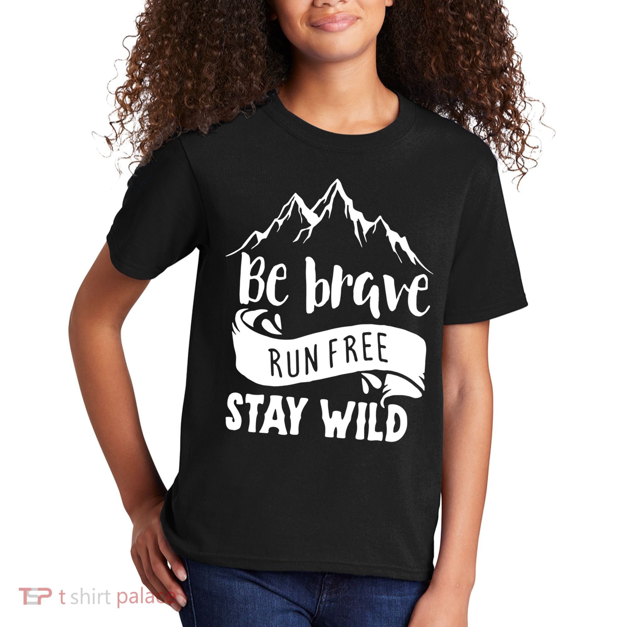 Be Brave Stay Wild Family Love Kids T-Shirt