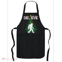 Believe Bigfoot Sasquatch Yeti Santa Hat Christmas Pajamas Apron thumb 0