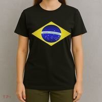 Brazil Brazilian Soccer Football Brazilian Flag T-Shirt thumb 4