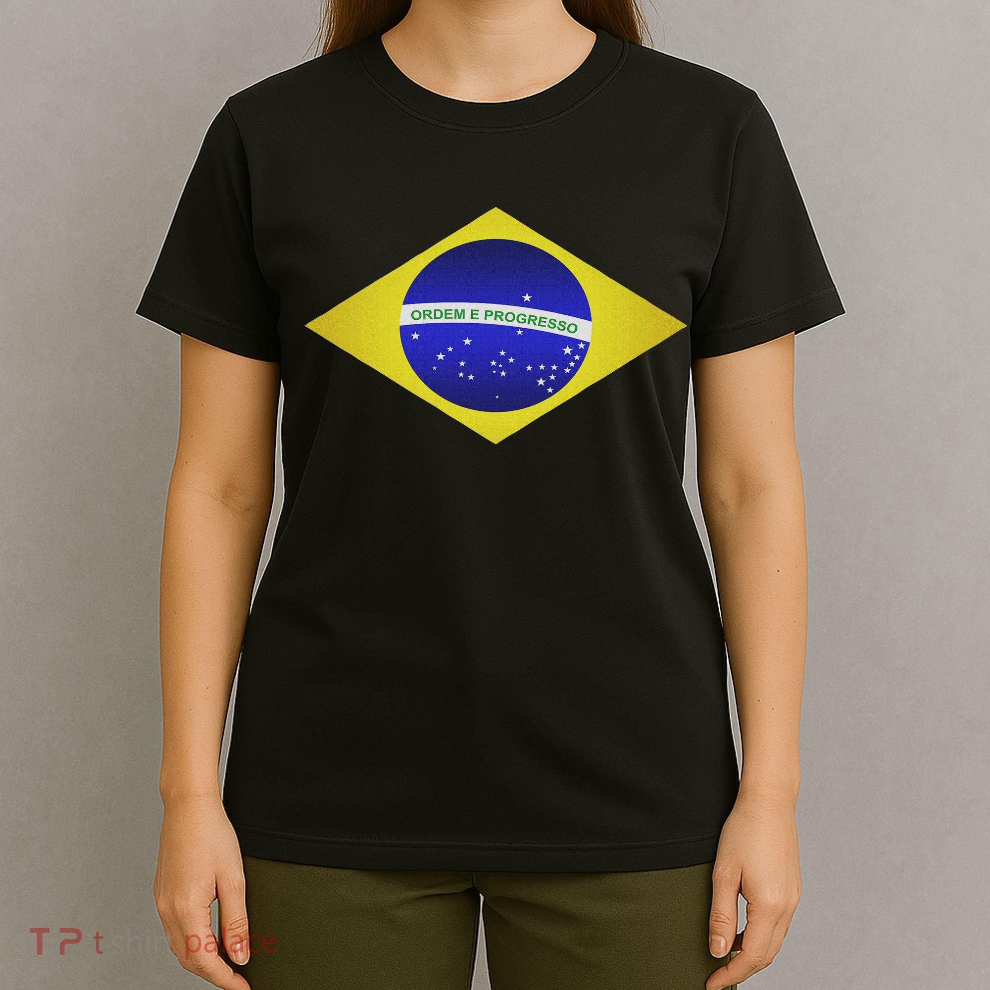 Brazil Brazilian Soccer Football Brazilian Flag T-Shirt
