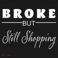 Broke But Still Shopping Women's Hoodie thumb 2