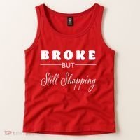 Broke But Still Shopping Tank Top thumb 2