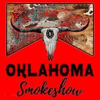 Boho Bull Skull Cow Print Oklahoma Smokeshow Western Country Santa Hat thumb 1