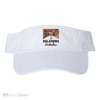 Boho Bull Skull Cow Print Oklahoma Smokeshow Western Country Visor thumb 0