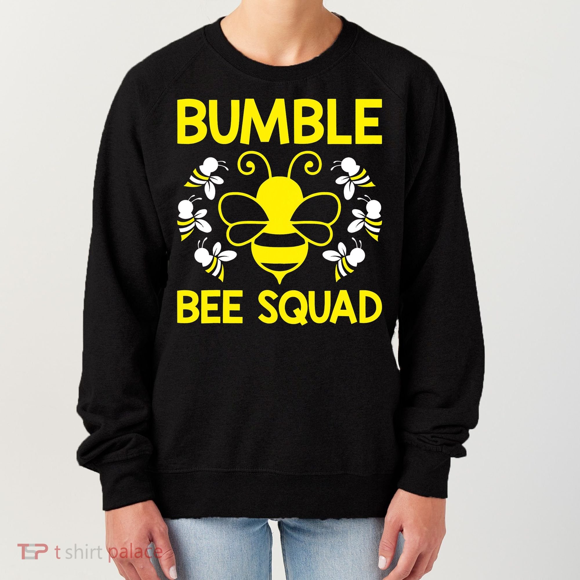 Bumble Bee Squad Bumblebee Team Group Family Friends Women's Sweatshirt