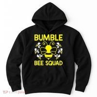 Bumble Bee Squad Bumblebee Team Group Family Friends Hoodie thumb 0