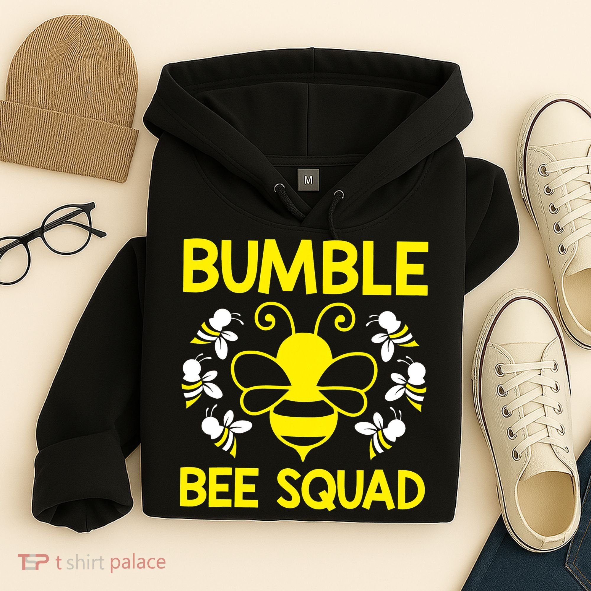 Bumble Bee Squad Bumblebee Team Group Family Friends Hoodie