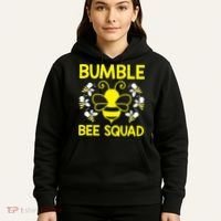 Bumble Bee Squad Bumblebee Team Group Family Friends Hoodie thumb 5