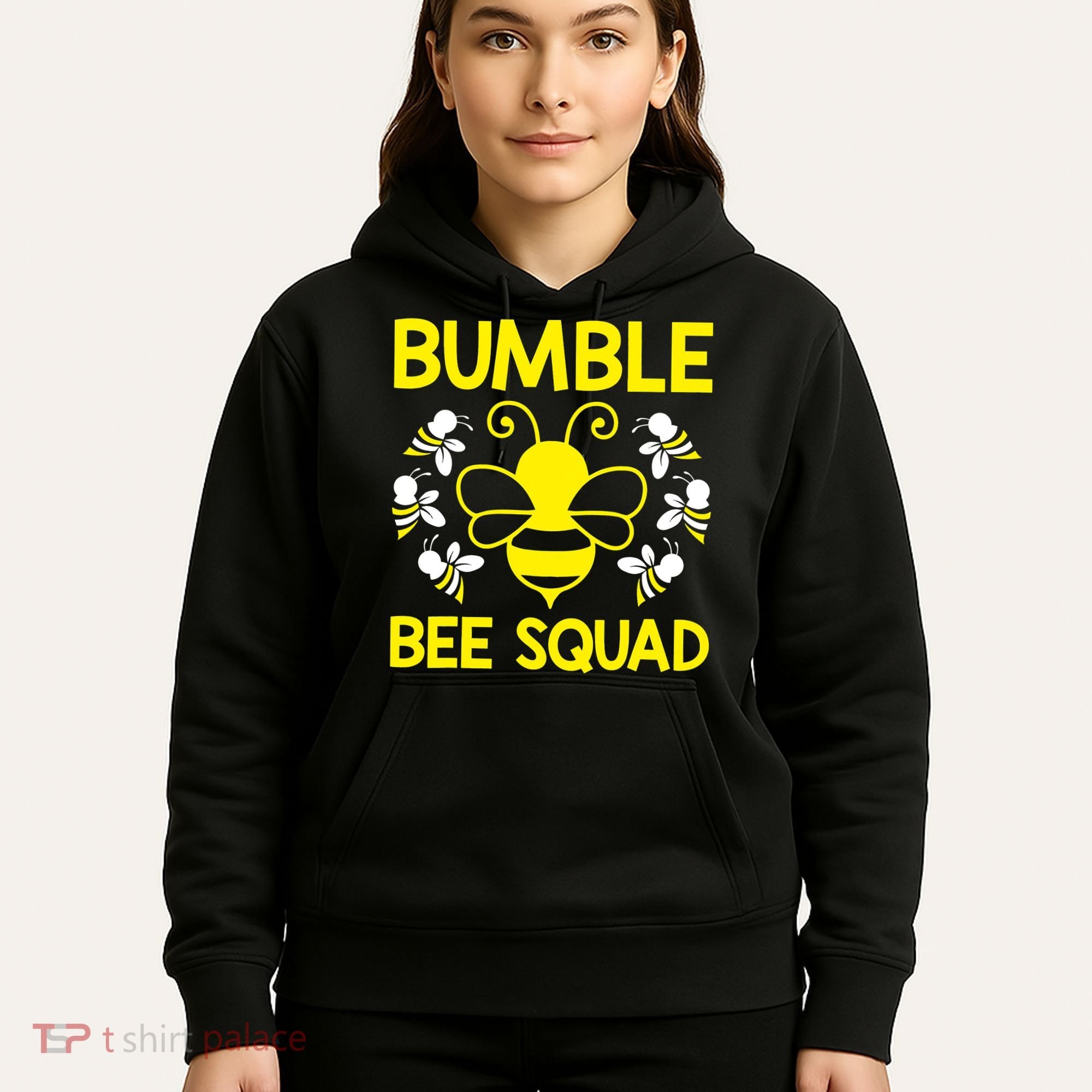 Bumble Bee Squad Bumblebee Team Group Family Friends Hoodie
