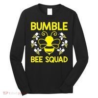 Bumble Bee Squad Bumblebee Team Group Family Friends Long Sleeve Shirt thumb 0