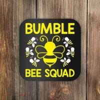 Bumble Bee Squad Bumblebee Team Group Family Friends Coaster thumb 0