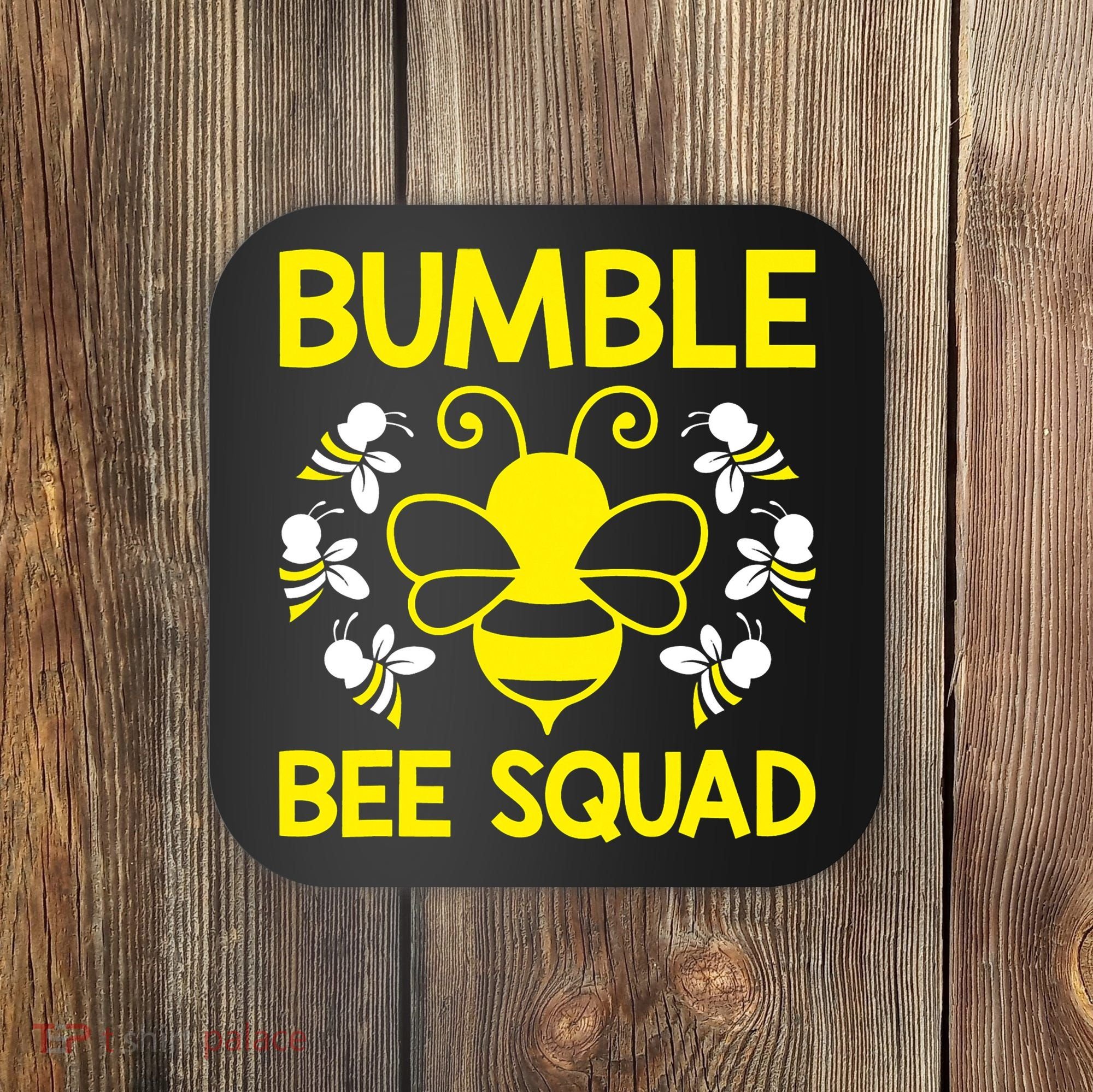 Bumble Bee Squad Bumblebee Team Group Family Friends Coaster