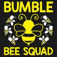 Bumble Bee Squad Bumblebee Team Group Family Friends Coaster thumb 2