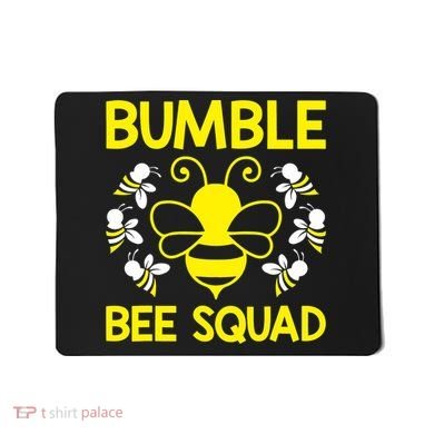 Bumble Bee Squad Bumblebee Team Group Family Friends Mousepad