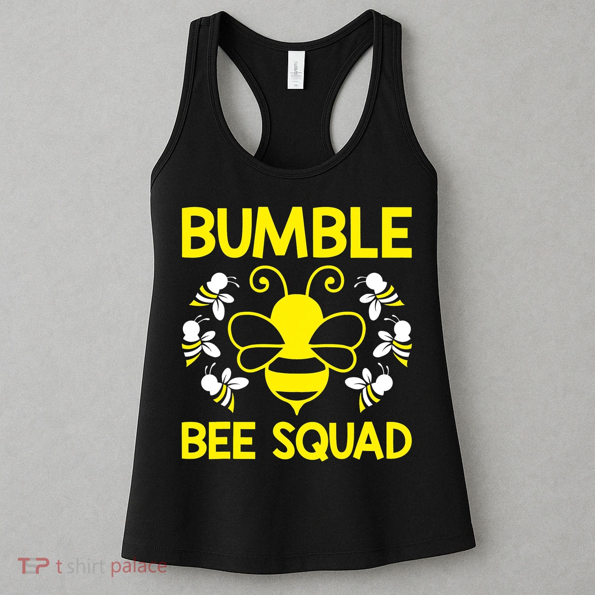 Bumble Bee Squad Bumblebee Team Group Family Friends Women's Tank Top