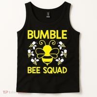 Bumble Bee Squad Bumblebee Team Group Family Friends Tank Top thumb 2