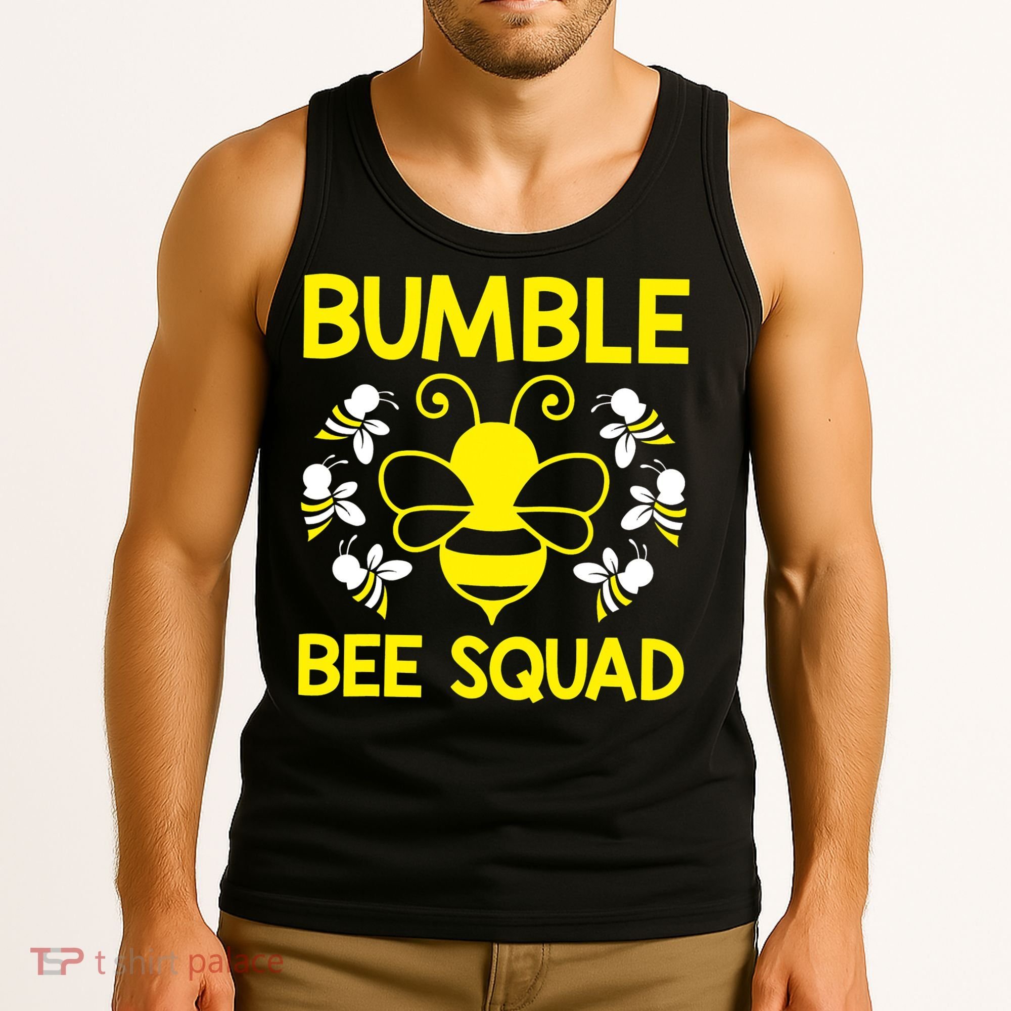 Bumble Bee Squad Bumblebee Team Group Family Friends Tank Top