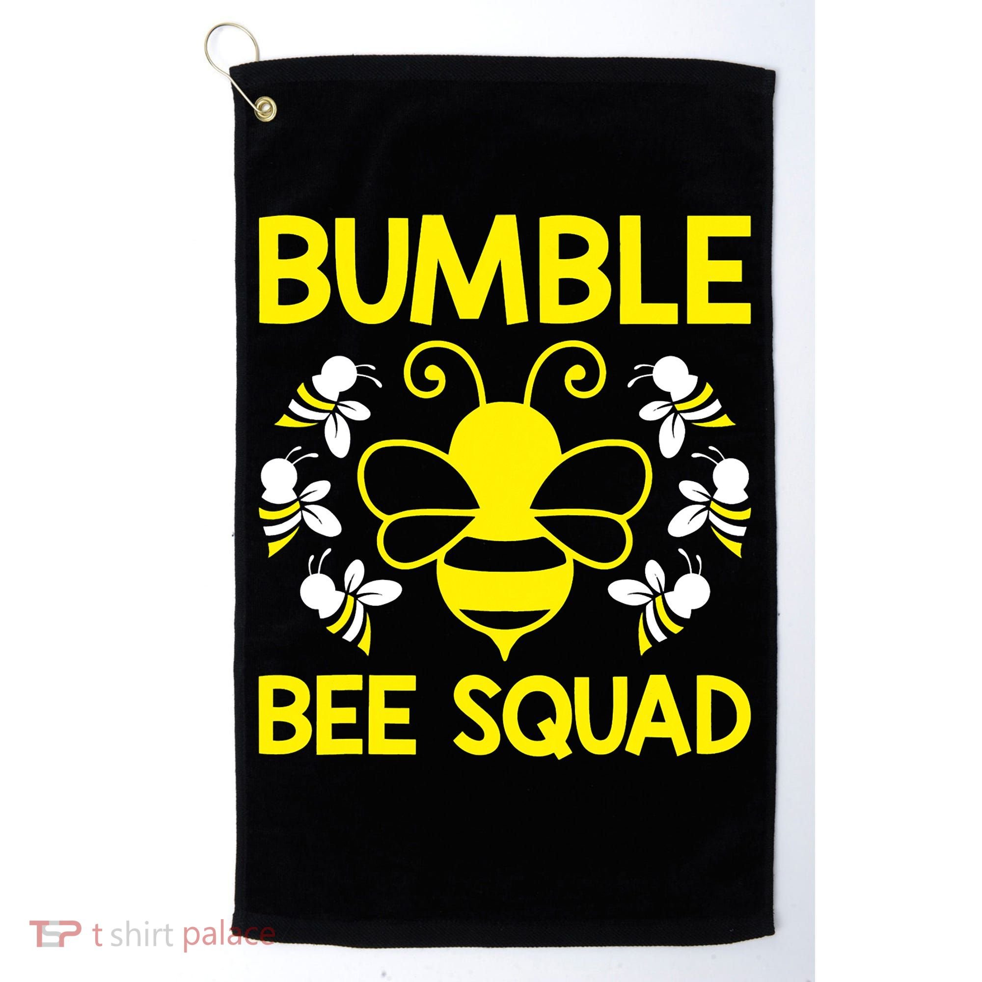Bumble Bee Squad Bumblebee Team Group Family Friends Golf Towel
