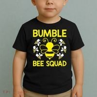 Bumble Bee Squad Bumblebee Team Group Family Friends Toddler T-Shirt thumb 2