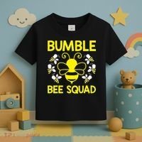 Bumble Bee Squad Bumblebee Team Group Family Friends Toddler T-Shirt thumb 3