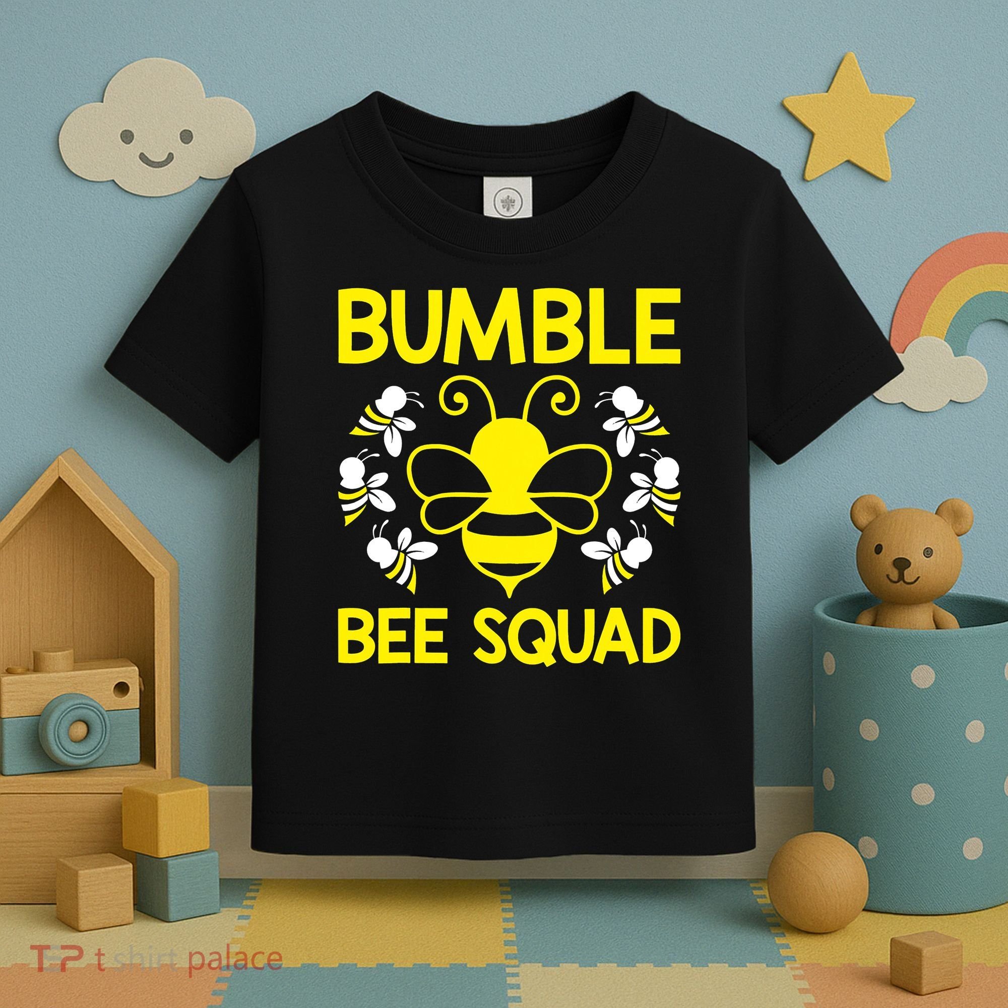 Bumble Bee Squad Bumblebee Team Group Family Friends Toddler T-Shirt