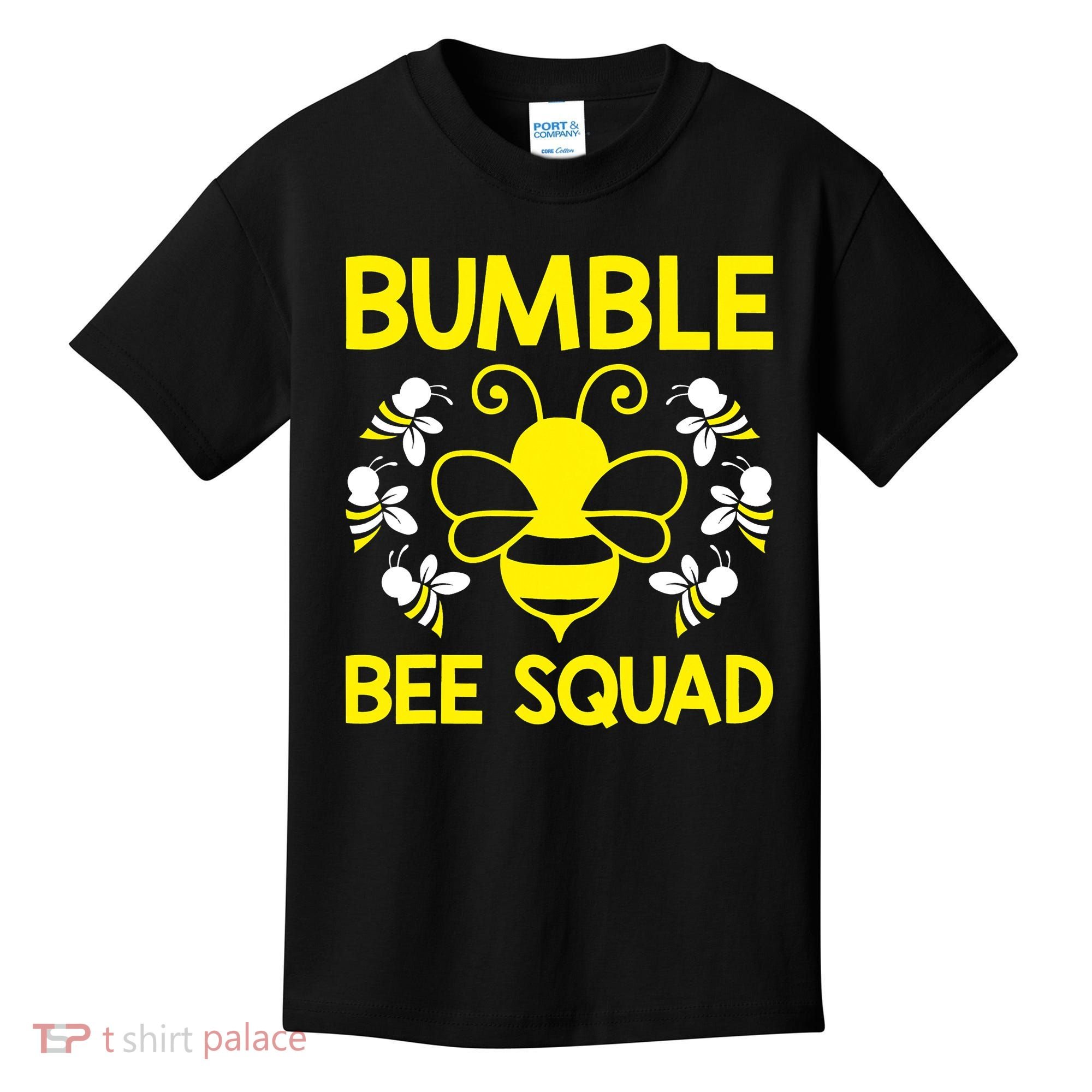 Bumble Bee Squad Bumblebee Team Group Family Friends Kids T-Shirt