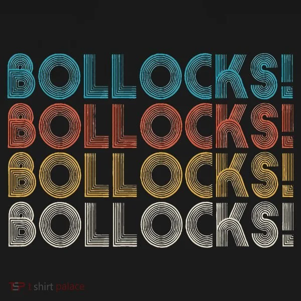 Bollocks British Slang Bucket Hat