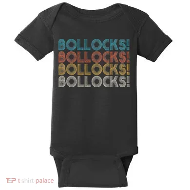 Bollocks British Slang Baby Bodysuit