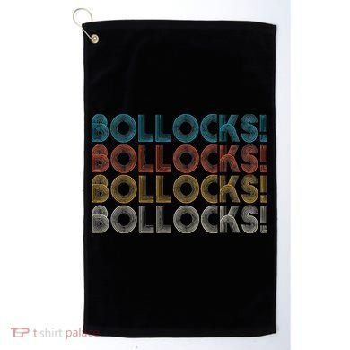 Bollocks British Slang Golf Towel
