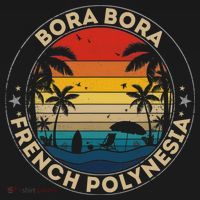 Bora Bora Souvenir French Polynesia Reminder Ornament thumb 1