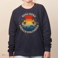 Bora Bora Souvenir French Polynesia Reminder Women's Sweatshirt thumb 0