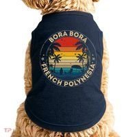 Bora Bora Souvenir French Polynesia Reminder Doggie Tank thumb 0