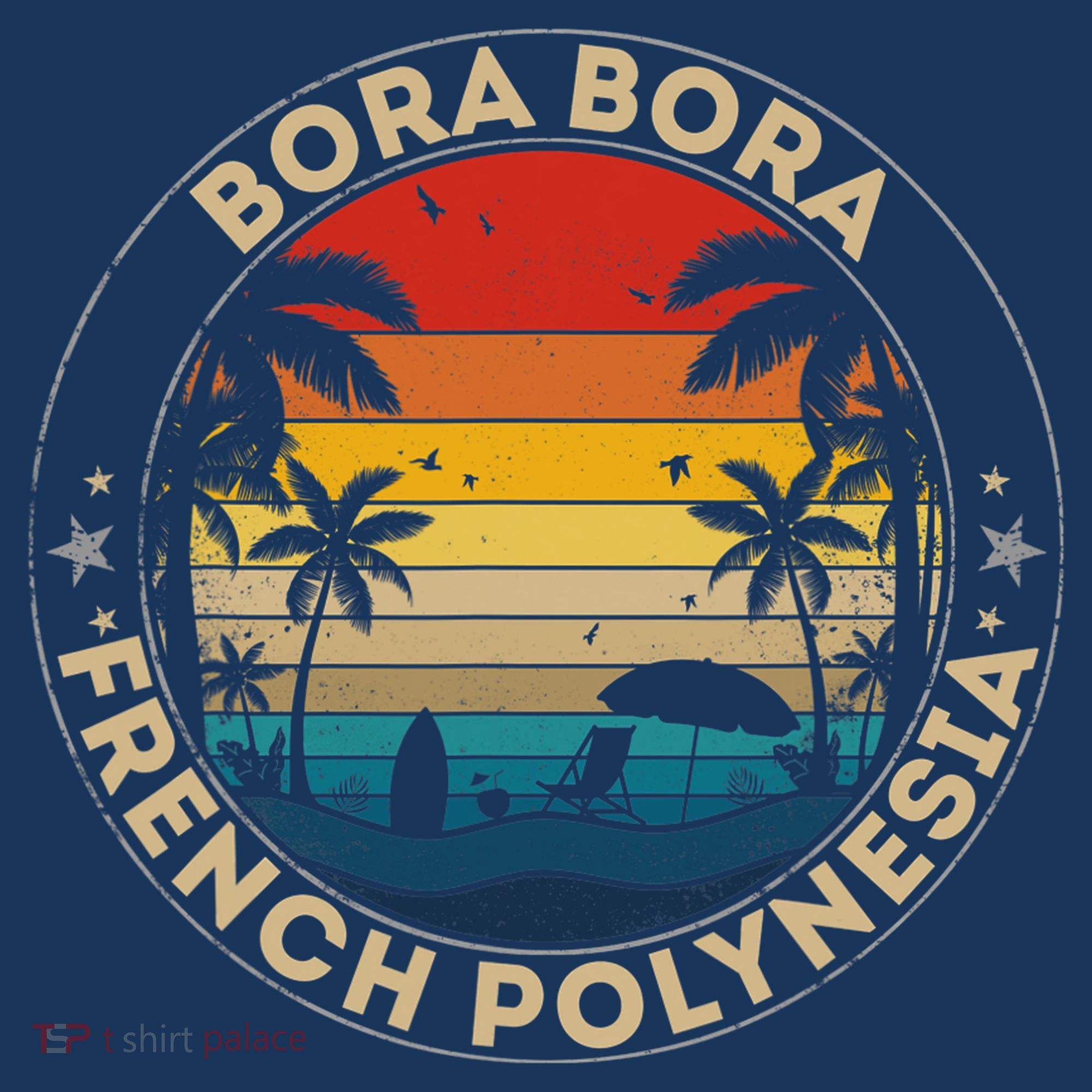 Bora Bora Souvenir French Polynesia Reminder Long Sleeve Shirt