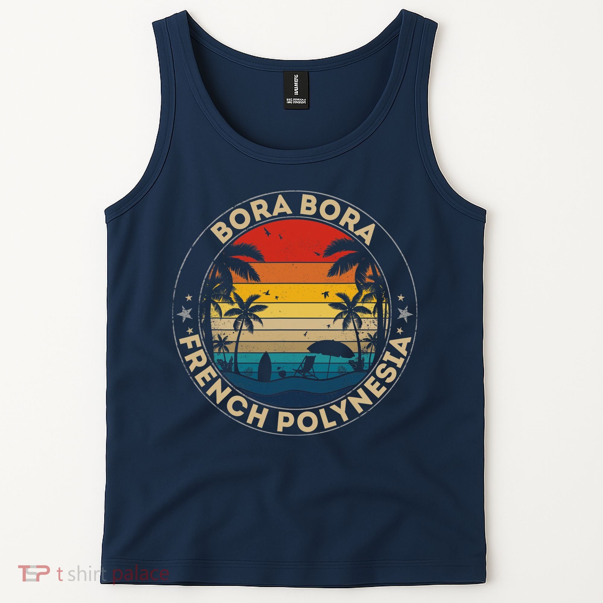 Bora Bora Souvenir French Polynesia Reminder Tank Top