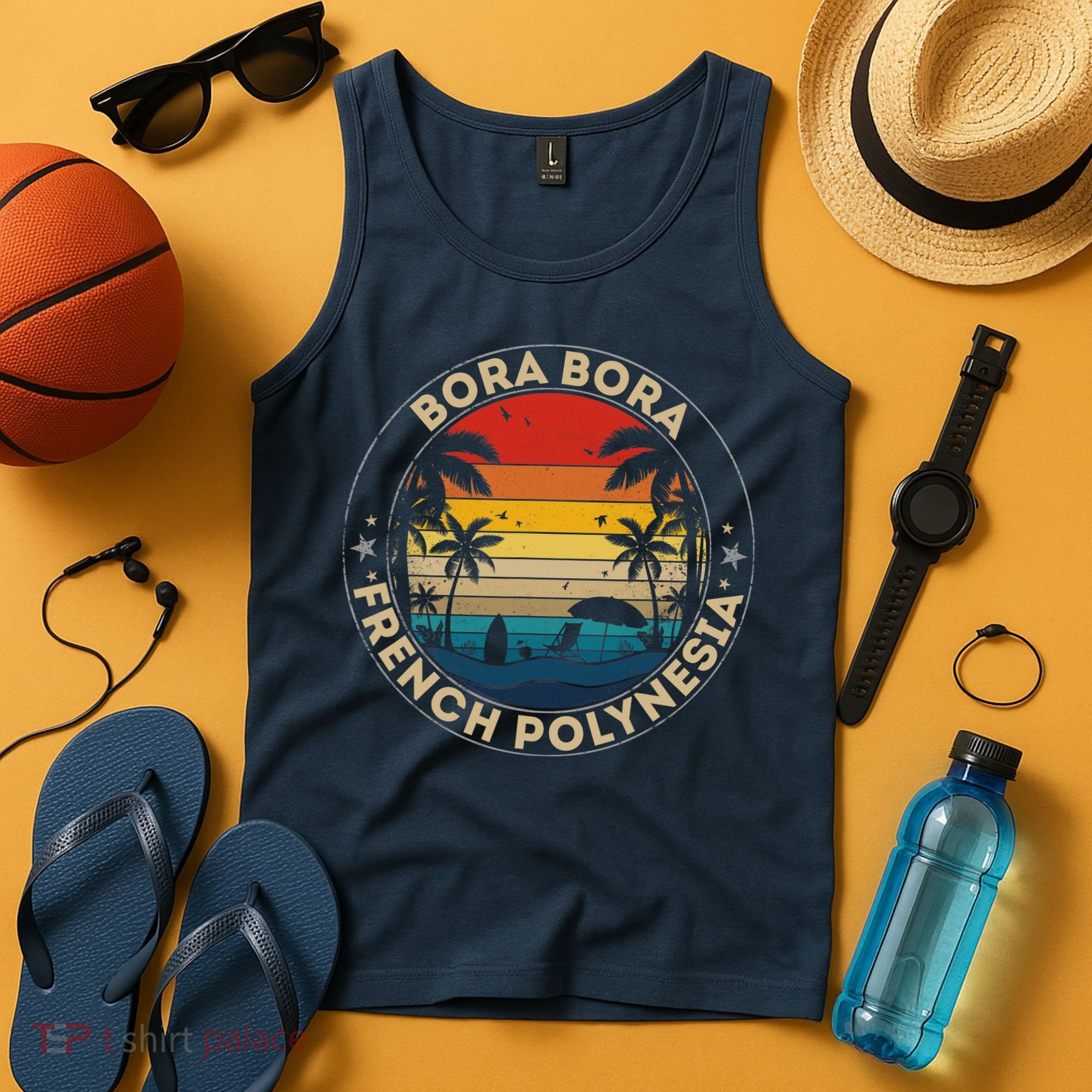 Bora Bora Souvenir French Polynesia Reminder Tank Top
