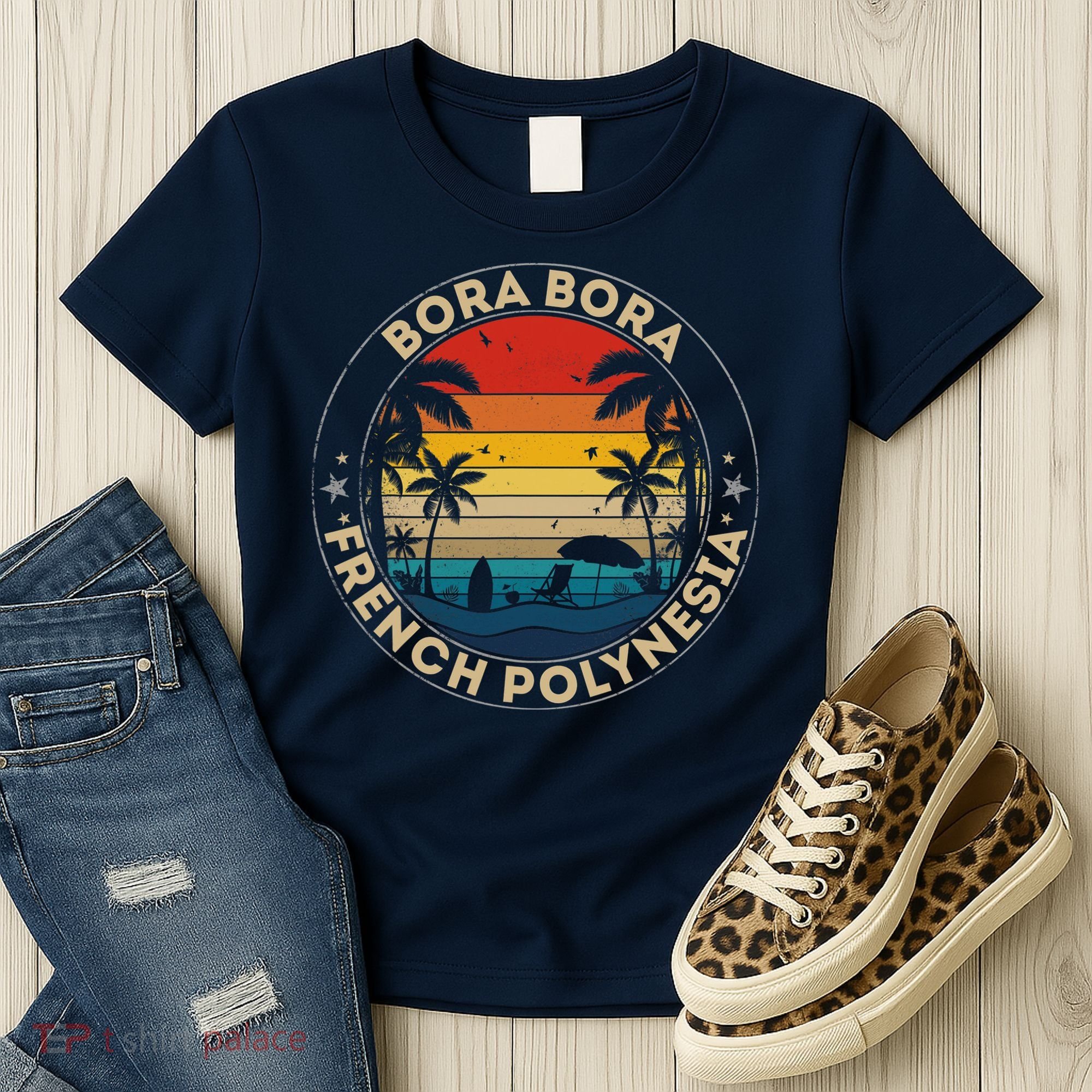 Bora Bora Souvenir French Polynesia Reminder Women's T-Shirt
