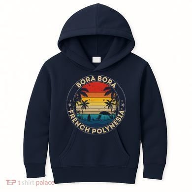 Bora Bora Souvenir French Polynesia Reminder Kids Hoodie