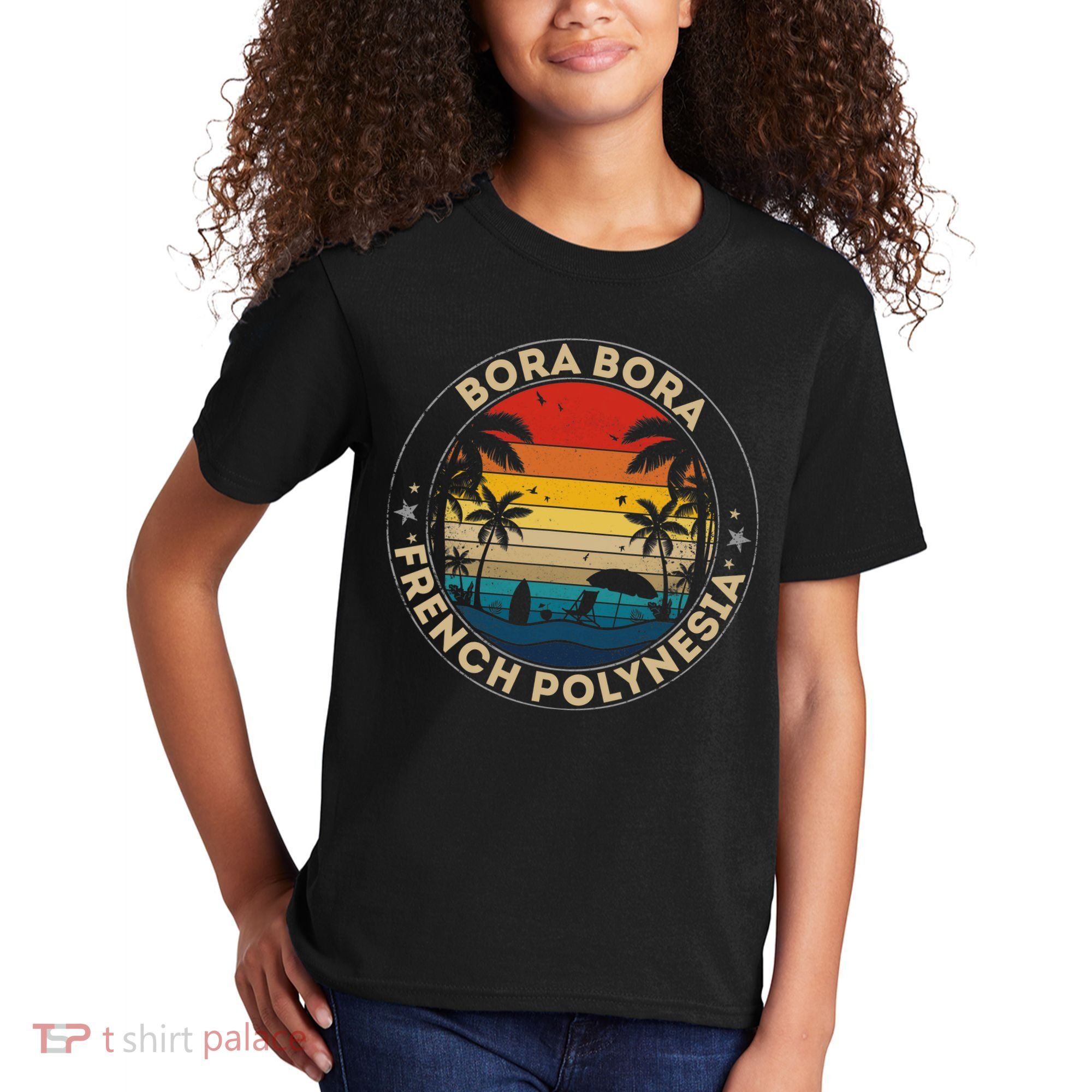 Bora Bora Souvenir French Polynesia Reminder Kids T-Shirt