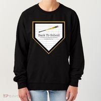 Baseball Back To School Home Plate Back To School Women's Sweatshirt thumb 0