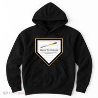 Baseball Back To School Home Plate Back To School Hoodie thumb 0