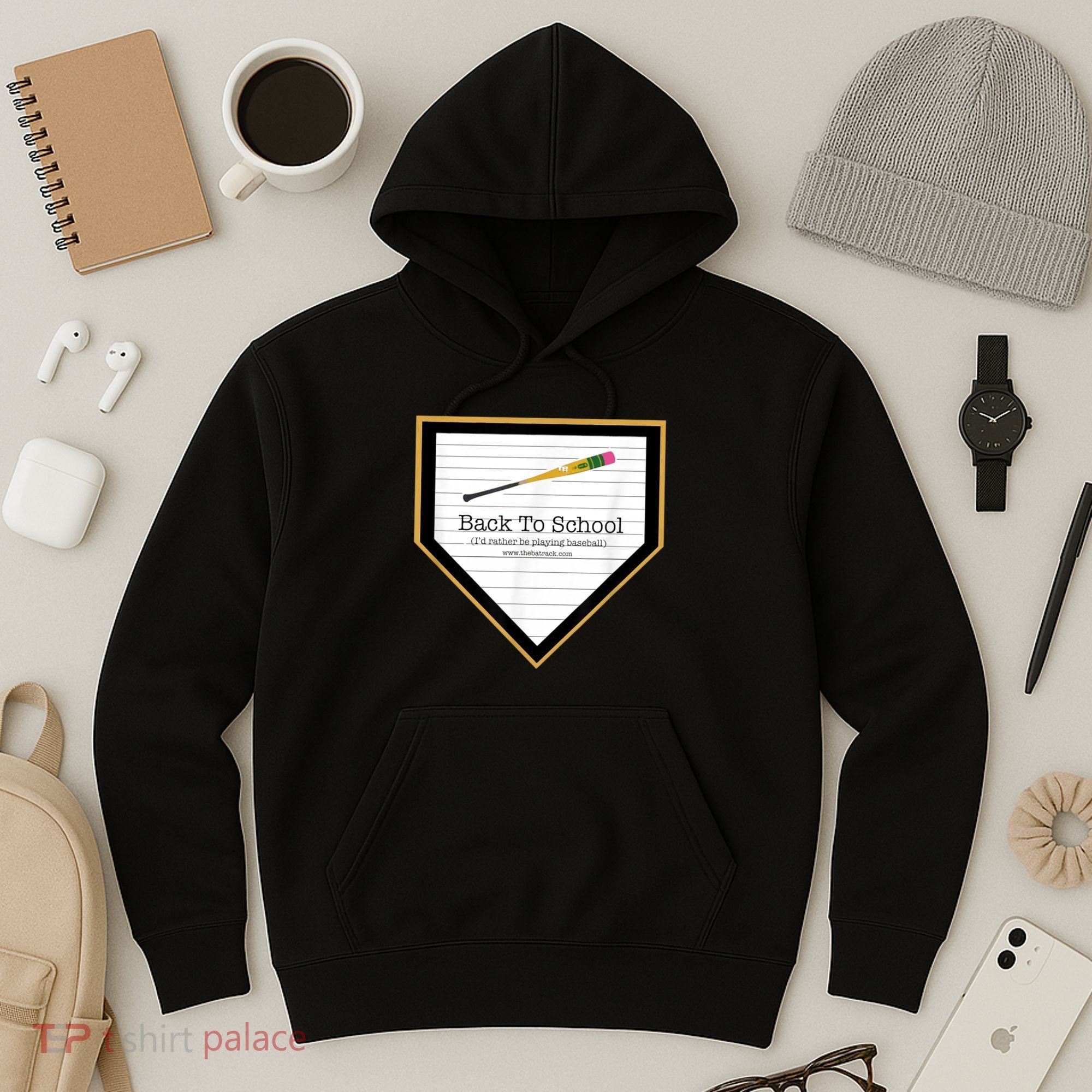 Baseball Back To School Home Plate Back To School Hoodie