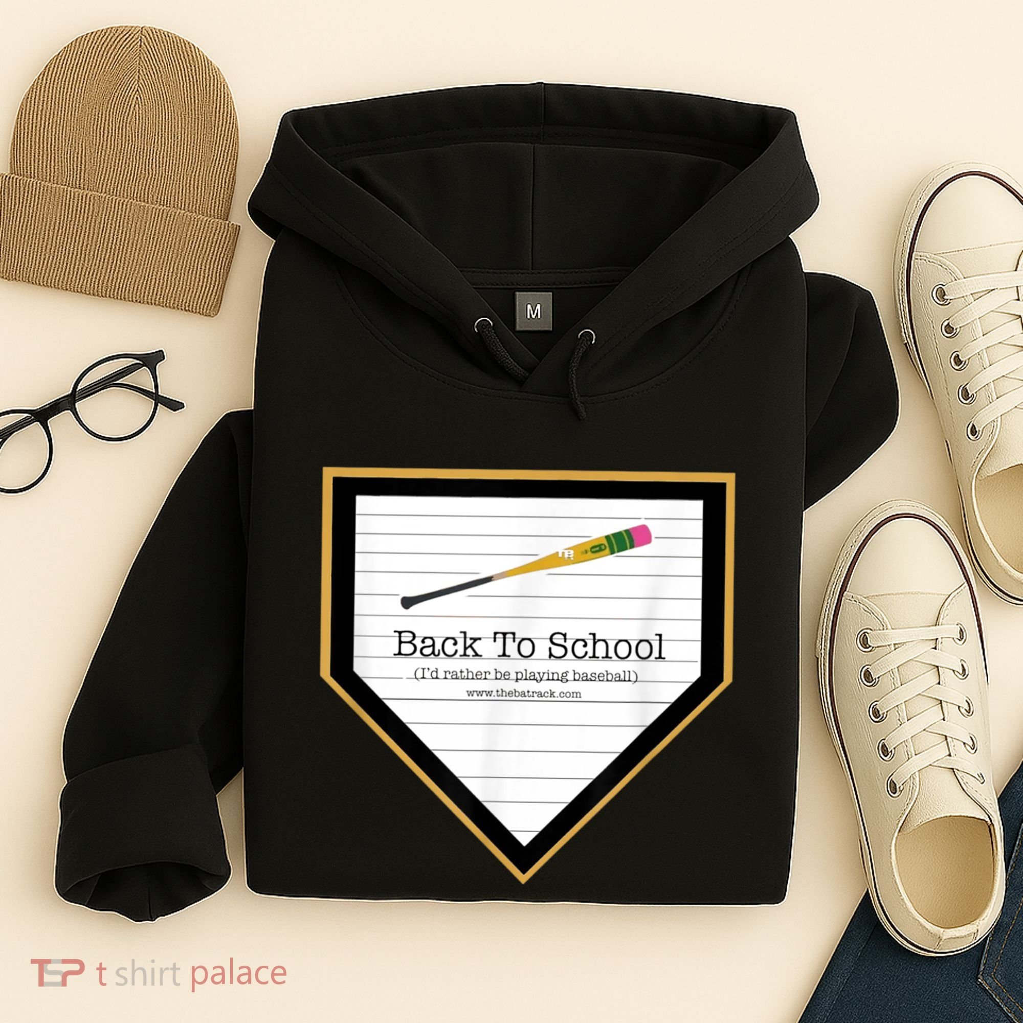Baseball Back To School Home Plate Back To School Hoodie